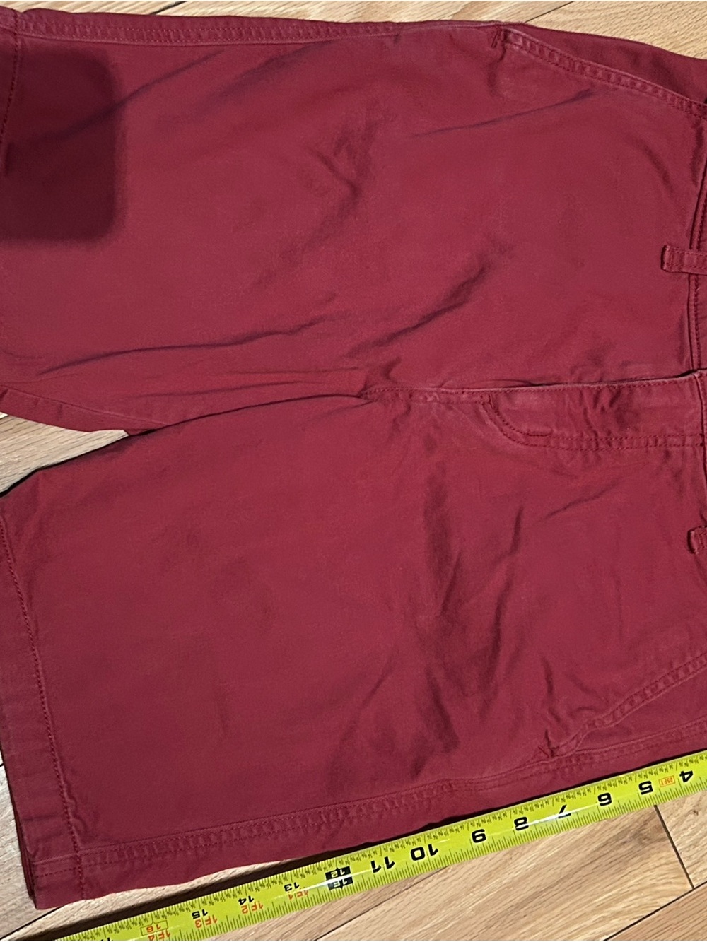 abercrombie kids Burgundy Button-Front Shorts